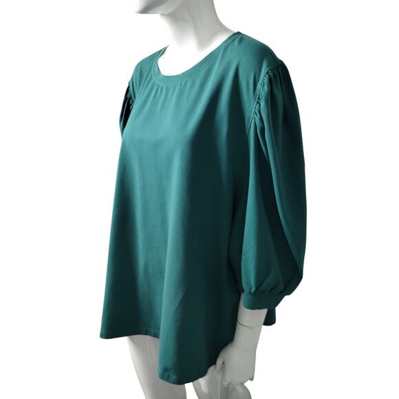 The Drop Womens Mariko Puff-Sleeve Crew-Neck Stretch Jersey T-Shirt size 5X 3pcs - Picture 13 of 13